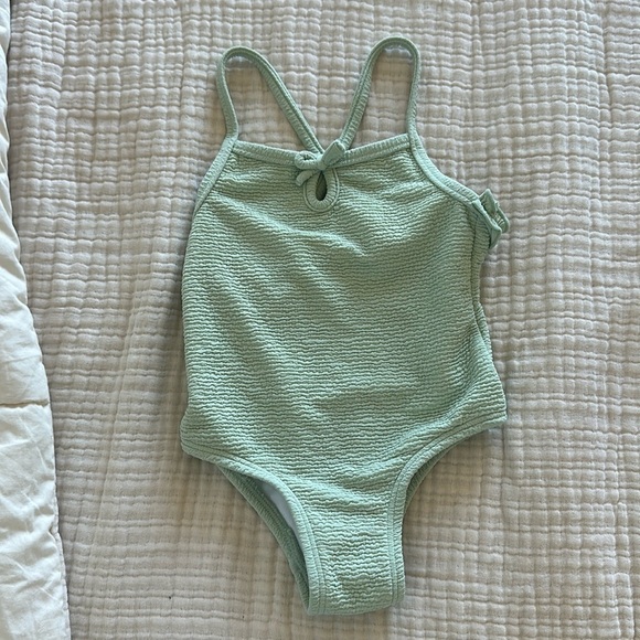 Modern Moments by Gerber Baby and Toddler Girls One Piece Swimsuit UPF 50+ 12M - Picture 4 of 8